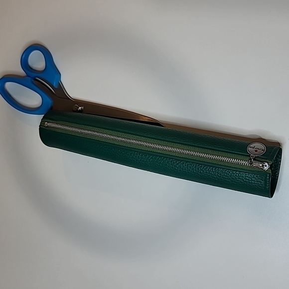 RARE* Vintage*  KNIRPS Printed Leather Pouch Case 35" umbrella - Picture 8 of 12